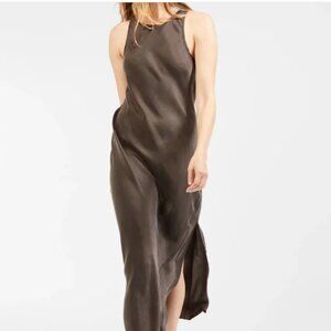 NWT Outerknown Ellison Slip Silky Maxi Dress, sz.M